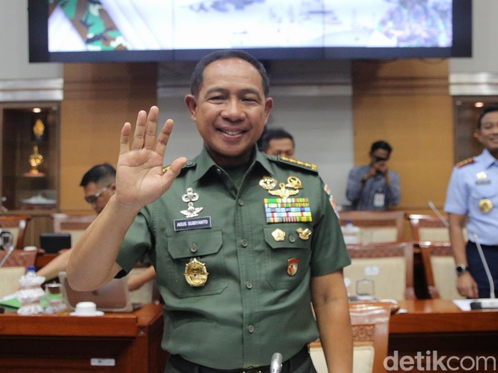 Calon Panglima TNI Jenderal Agus Subiyanto Jalani Fit and Proper Test di DPR