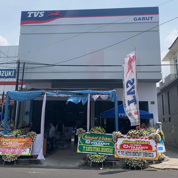 Diler TVS di Garut, Jawa Barat.