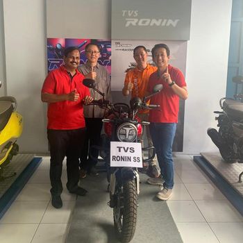 Diler TVS di Garut, Jawa Barat.