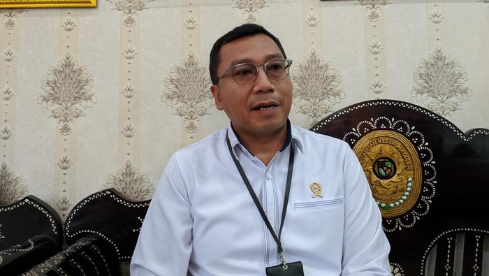 Juru Bicara Pengadilan Negeri Mataram Lalu Muh Sandi Iramaya. (Foto: Ahmad Viqi/detikBali)