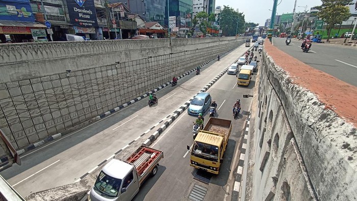 Kemacetan di Mampang mulai terurai (Wildan/detikcom)