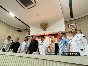 KPU Undi Nomor Urut Tiga Pasangan Capres-Cawapres Malam Ini