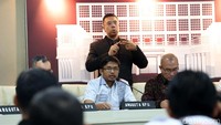 Penetapan daftar calon tetap (DCT) capres-cawapres itu dilakukan di kantor KPU, Menteng, Jakarta Pusat, Senin (13/11/2023).  