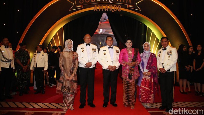 Penganugerahan Soedirman Awards 2023 digelar di Balai Samudera, Kelapa Gading, Jakarta, Senin (13/11/2023). KSAU Marsekal Fadjar Prasetyo hadir dalam penganugerahan tersebut.