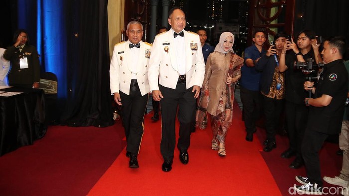 KSAU Hadiri Soedirman Awards 2023 Penganugerahan Soedirman Awards 2023 digelar di Balai Samudera, Kelapa Gading, Jakarta, Senin (13/11/2023). KSAU Marsekal Fadjar Prasetyo hadir dalam penganugerahan tersebut.