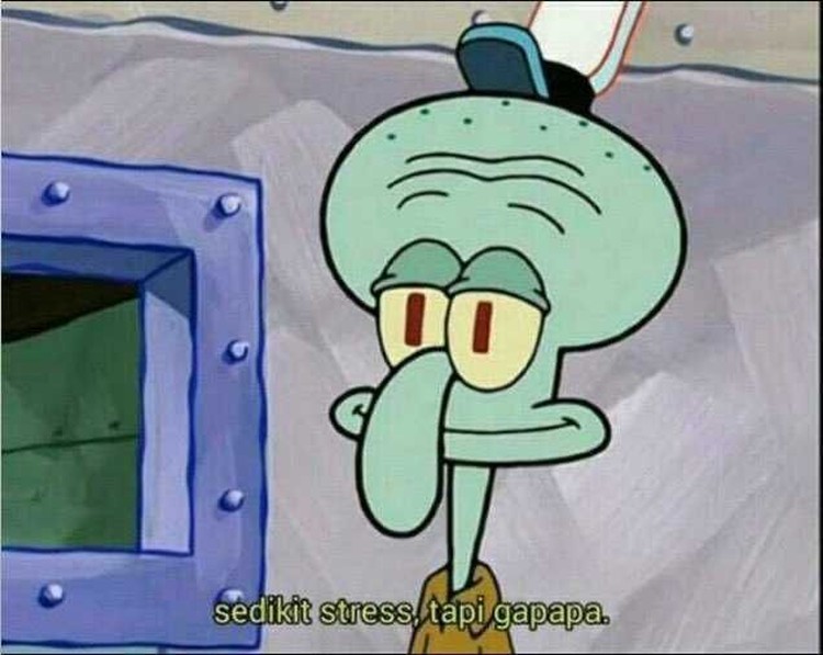 Meme Squidward Adalah Kita Makin Dewasa Makin Mirip