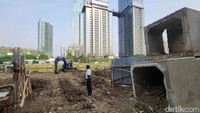Pembuatan gorong-gorong tersebut merupakan bagian dari upaya mencegah pendangkalan waduk.