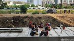 Pembangunan Gorong-gorong untuk Antisipasi Banjir di Tanah Abang