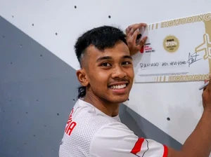 Profil Rahmad, Atlet Panjat Tebing Surabaya Lolos ke Olimpiade Paris 2024