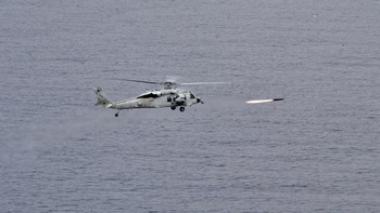 Varian ini didesain tanpa membawa hulu ledak namun mematikan. Sebab menggunakan enam bilah pisau yang dapat keluar dan berputar dari badan rudal yang bisa memenggal siapapun dalam jarak kurang dari satu meter. (Foto: Dok. Military.com)