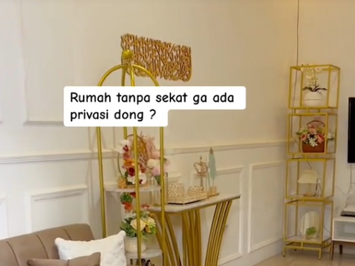 Rumah minimalis tanpa sekat viral di TikTok, hasilnya jadi estetis.