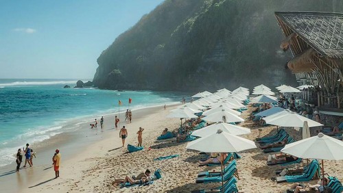 Sunday Beach Club di Uluwatu, Bali. (Instagram Sunday Beach Club)