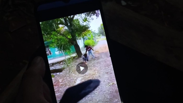 Tangkapan layar video viral