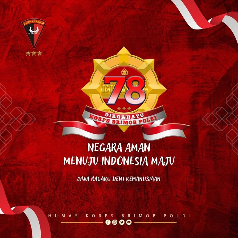 Hut Ke 78 Brimob 14 November 2023 Sejarah Tema Twibbon 7097