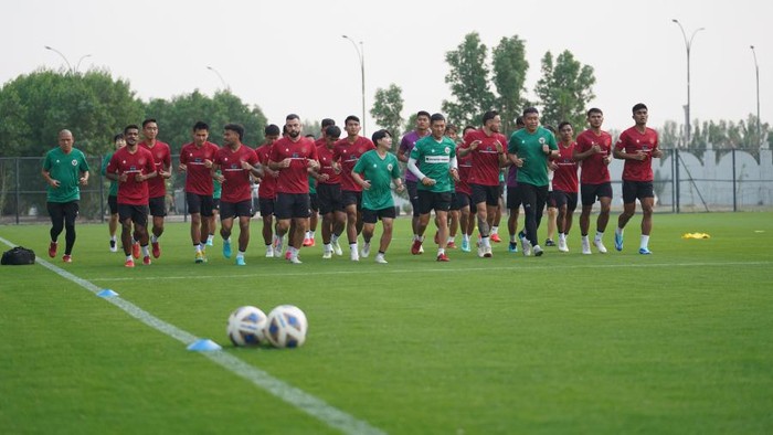 Timnas Indonesia menggelar latihan di Irak sebagai persiapan Kualifikasi Piala Dunia 2026.