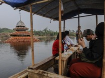 Potret Kampung yang Tenggelam Jadi Objek Wisata di Banten