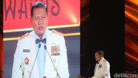 Acara kemudian dilanjutkan dengan pidato Panglima TNI Laksamana Yudo terkait Soedirman Awards.