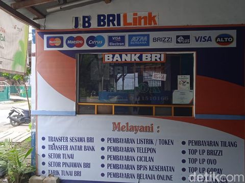 AgenBRILink di Jalan Makmur Pasar 7 Tembung, Deli Serdang. (Andika Syahputra/detikSumut)