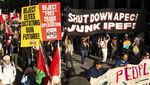 Aksi Massa Menentang KTT APEC di San Francisco
