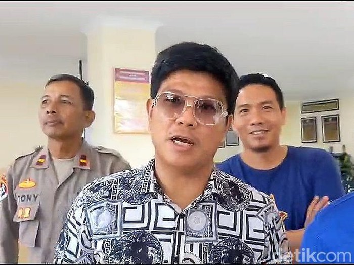 Andika Mahesa di Polresta Bandar Lampung.
