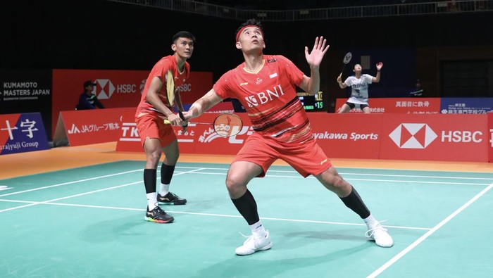 Ganda putra Indonesia Bagas Maulana/Muhammad Shohibul Fikri