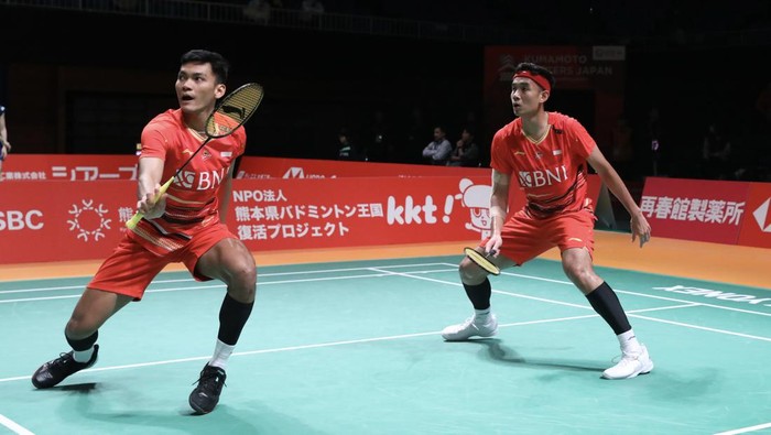 Ganda putra Indonesia Bagas Maulana/Muhammad Shohibul Fikri