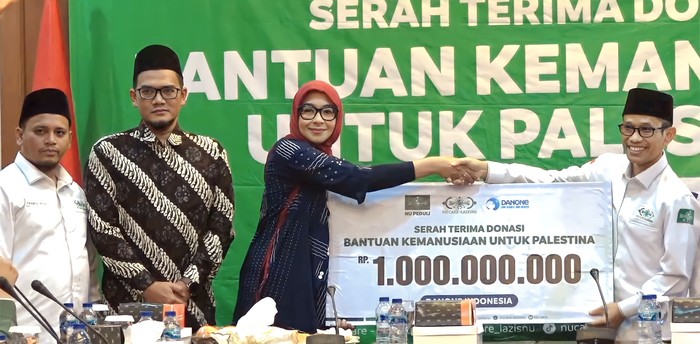 Bantuan Danone Indonesia untuk Palestina