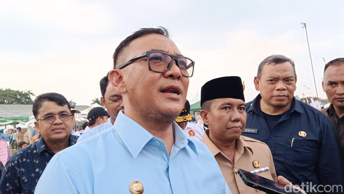 Bupati Bogor Iwan Setiawan (Rizky Adha/detikcom).