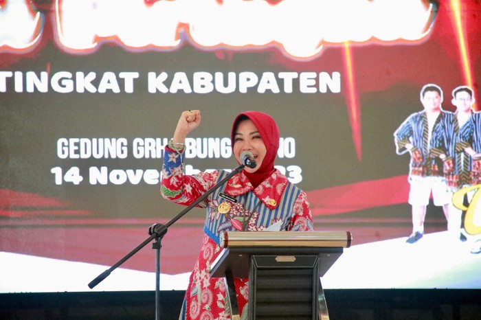 Bupati Klaten di Lomba Isi Piringku
