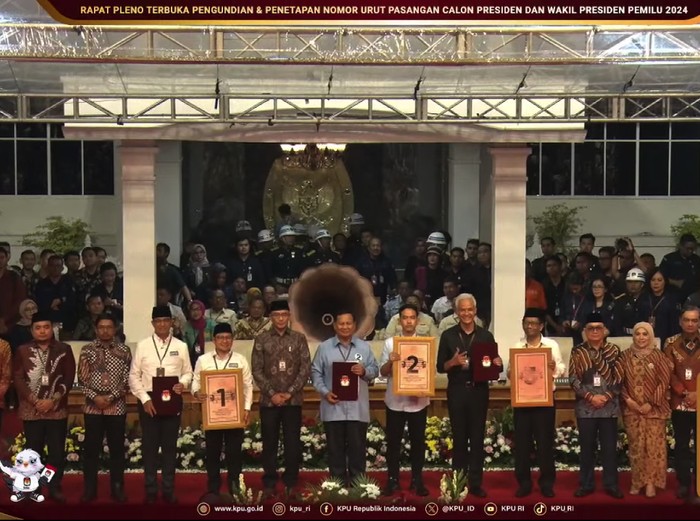 capres-cawapres, kpu, ilustrasi capres-cawapres, pengundian nomor urut kpu