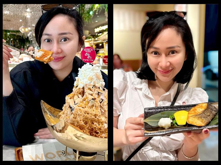 Denise Chariesta Lahiran, Sebelumnya Asyik Kulineran Salmon hingga Es Krim