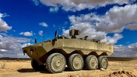 Eitan APC lambung berbentuk V untuk meningkatkan perlindungan terhadap ranjau dan alat peledak improvisasi. Tergolong masih baru, sejauh ini belum ada data resmi mengenai perlindungan balistik dan ranjau. Foto: Israel Ministry of Defence