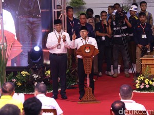 Anies Persilakan Cak Imin Pidato Usai Penetapan Nomor Urut: Kami Dwitunggal