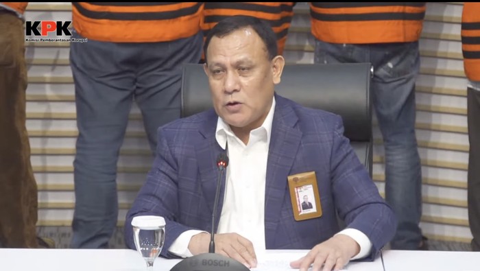 Ketua KPK Firli Bahuri saat jumpa pers kasus Pj Bupati Sorong