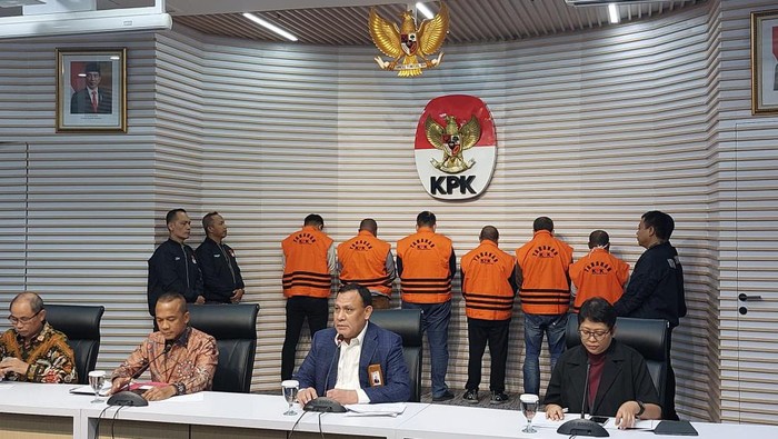 Konferensi pers KPK terkait OTT Pj Bupati Sorong (Yogi/detikcom)
