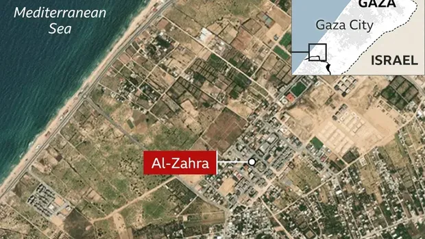 Lingkungan al-Zahra, Gaza Palestina