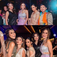 Ditambah dengan riasan wajah bernuansa merah muda, penampilan Luna Maya banjir pujian netizen. Beberapa bahkan memujinya, menyebut wanita 40 tahun itu mirip seleb Bollywood. Kirain artis India, komentar salah seorang netizen. Foto: Instagram/@lunamaya