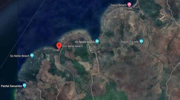Pantai Sori Nehe by Google Maps Satelit
