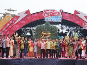 Festival Beribu Senyuman Pangkalpinang Tampilkan Parade Fashion Kreatif