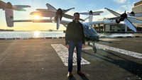 Taksi terbang milik Joby Aviation ini melakukan penerbangan pertama kali di New York.  