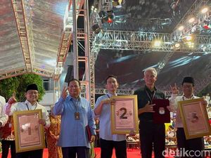 Survei Polstat: Prabowo-Gibran 43,5%, Ganjar-Mahfud 27,2%, AMIN 25,8%