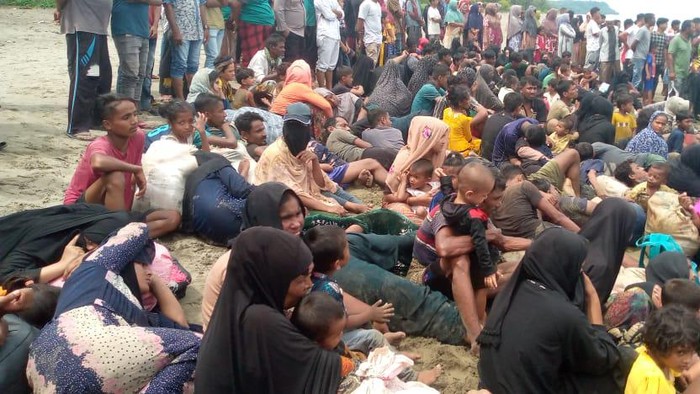Pengungsi Rohingya tiba di Kabupaten Pidie, Aceh. (Dok Panglima Laot Aceh)