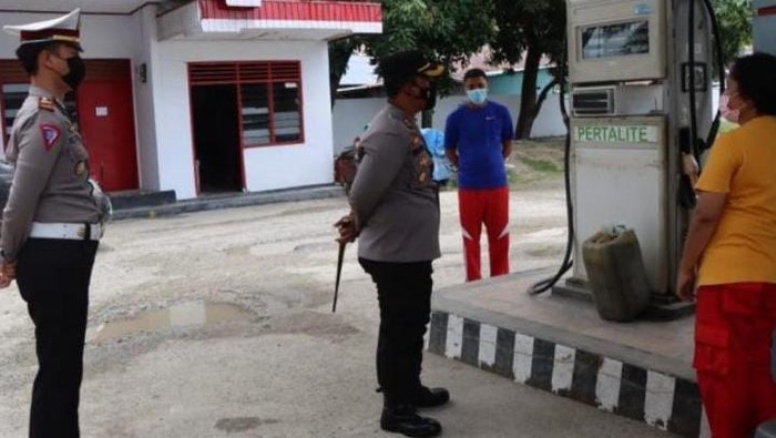 Polisi menyelidiki kasus petugas SPBU dianiaya pengendara mobil di Bone Bolango.