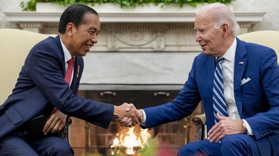Potret Jokowi Temui Biden di Gedung Putih, Bawa Pesan Palestina