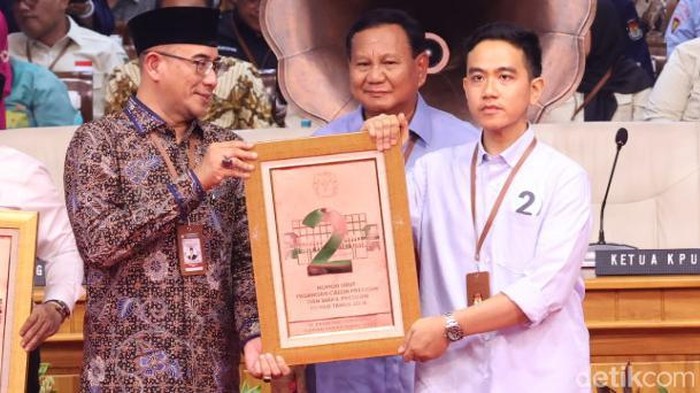 Prabowo-Gibran kantongi Nomor Urut 2 di Pilpres 2024