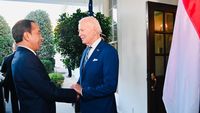 Momen Jokowi Disambut Biden Di Gedung Putih Lalu Berbincang Di Oval Office