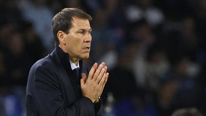 Soccer Football - Champions League - Group C - Napoli v 1. FC Union Berlin - Stadio Diego Armando Maradona, Naples, Italy - November 8, 2023 Napoli coach Rudi Garcia REUTERS/Ciro De Luca