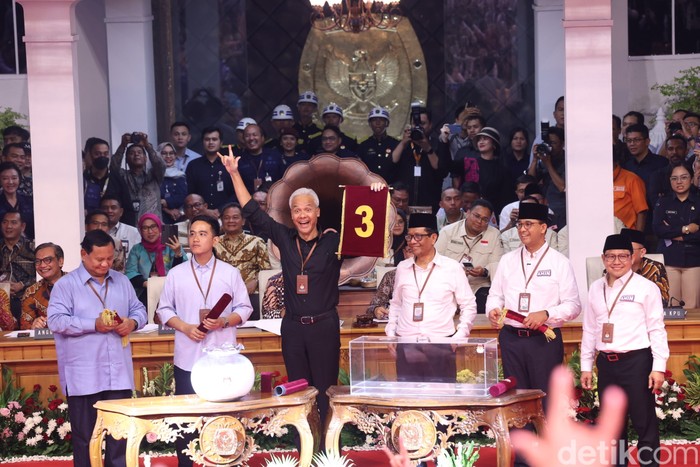 Semringah Ganjar-Mahfud Dapat Nomor 3 di Pilpres 2024