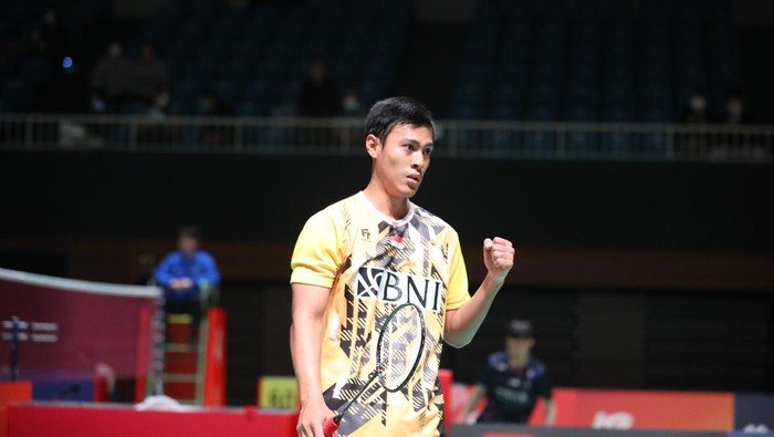 Tunggal putra Indonesia Shesar Hiren Rhustavito