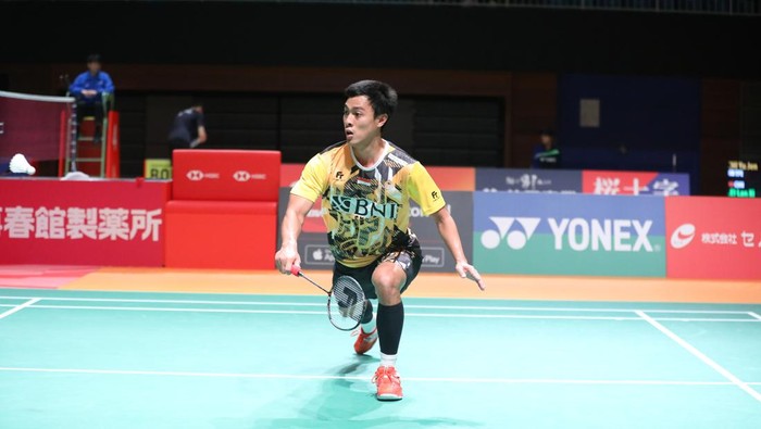 Tunggal putra Indonesia Shesar Hiren Rhustavito